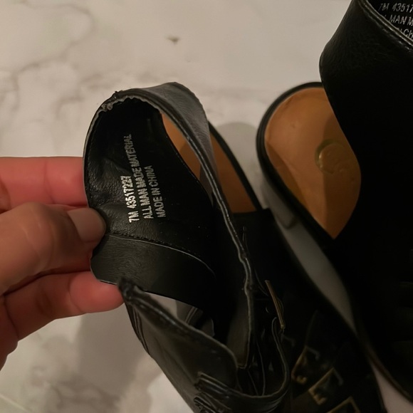 Cato high heel sandals. Color: black. Size: 7M - Picture 9 of 11